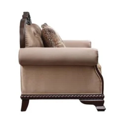 69" Chateau De Ville Fabric Sofa Espresso Finish - Acme Furniture 12 69" Chateau De Ville Fabric Sofa Espresso Finish - Acme Furniture -Furniture Hotsale Shop GUEST 2beca742 7f75 48a9 94bf fab9acf646ae