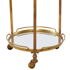 Traditional Iron And Mirrored Bar Cart Brass - Olivia & May -Furniture Hotsale Shop GUEST 2c3c831d 9c35 4044 8f57 468d94f3f4c5