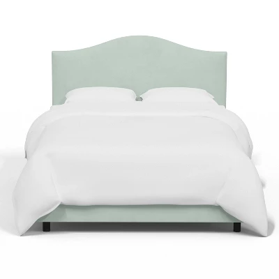 Full Janeth Curved Bed Velvet Pool - Skyline Furniture 4 Full Janeth Curved Bed Velvet Pool - Skyline Furniture - Image 2