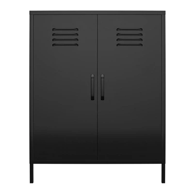 RealRooms Shadwick 2 Door Metal Locker Storage Cabinet 11 RealRooms Shadwick 2 Door Metal Locker Storage Cabinet - Image 9
