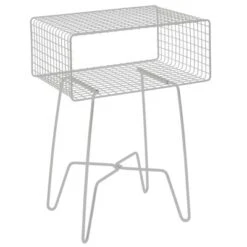 MDesign Modern Farmhouse Home Decor End Table, Wire Grid Storage Shelf -Furniture Hotsale Shop GUEST 2e76c703 7e86 4980 8d00 0908e41ed0d5