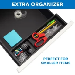 Mount-It! 3 Drawer Cabinet For Under Desk With Wheels | Rolling Storage With Lock For Files & Materials, Mobile Space Saving For Home & Office - White -Furniture Hotsale Shop GUEST 2f6e253b 0f4e 4809 81a8 7789e70975db