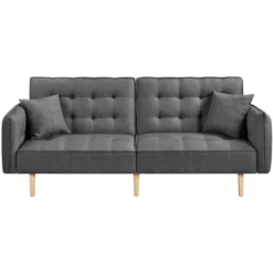 Yaheetech Convertible Sofa Bed Tufted Futon Couch With USB Ports For Living Room -Furniture Hotsale Shop GUEST 2fd0b25a facf 4a8c 93db 370161b6f807