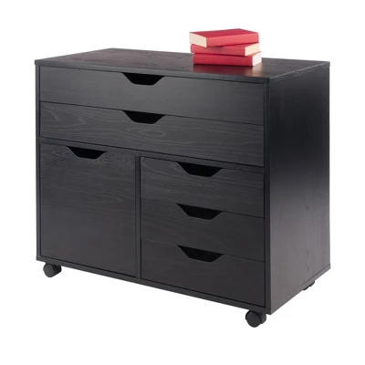 Halifax 3 Section Mobile Storage Cabinet - Winsome 8 Halifax 3 Section Mobile Storage Cabinet - Winsome - Image 6