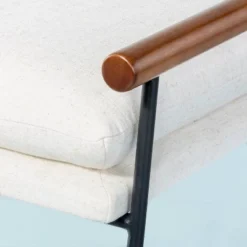 Cushioned Metal & Wood Bench - Cream/Black - Hearth & Hand™ With Magnolia 9 Cushioned Metal & Wood Bench - Cream/Black - Hearth & Hand™ With Magnolia -Furniture Hotsale Shop GUEST 31d32cd8 6e8f 42a8 ba93 0f4864c8073d