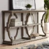 Crestview Collection Farmhouse Rustic Chestnut Wood Console Table 64" X 15" With Bookshelf Brown Antique White Wash 3-Tier For Living Room Entryway 2 Crestview Collection Farmhouse Rustic Chestnut Wood Console Table 64" X 15" With Bookshelf Brown Antique White Wash 3-Tier For Living Room Entryway -Furniture Hotsale Shop GUEST 31d5341d 1bd5 46ee 8a1b 5932db1c76a7