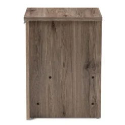 Laverne Modern And Contemporary Oak Finished 1 Drawer Nightstand Brown - Baxton Studio -Furniture Hotsale Shop GUEST 33830c92 b16d 4b23 a1d3 8707e129070e