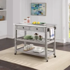 Sonoma Kitchen Cart With Stainless Steel Top - Boraam 18 Sonoma Kitchen Cart With Stainless Steel Top - Boraam -Furniture Hotsale Shop GUEST 374e19e7 a84f 46c3 97df c425384c8daa