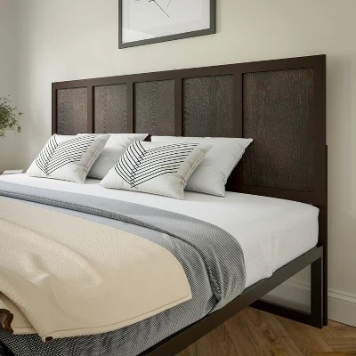 Flash Furniture Oliver Paneled Wooden Adjustable Headboard For Universal Metal Bed Frames 3 Flash Furniture Oliver Paneled Wooden Adjustable Headboard For Universal Metal Bed Frames