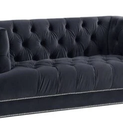 64" Ansario Sofa Charcoal Velvet - Acme Furniture -Furniture Hotsale Shop GUEST 38cee12d ac24 4e05 bc5e 74096055fafe