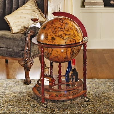 Design Toscano Sixteenth-Century Italian Replica Globe Bar 9 Design Toscano Sixteenth-Century Italian Replica Globe Bar - Image 7