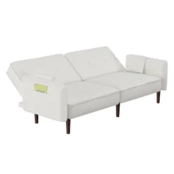 Convertible Futon Sofa Bed With Wooden Legs - ModernLuxe -Furniture Hotsale Shop GUEST 38f44563 3c83 45e4 9aed 5011448e4da7