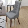 Merrick Lane Lillian Upholstered Tufted Side Accent Chair With Curved Rear Legs -Furniture Hotsale Shop GUEST 3991fe64 5c8c 4dc6 bb0a cb9f683601b0