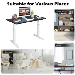 Costway 55'' One-Piece Universal Tabletop For Standard & Sit To Stand Desk Frame -Furniture Hotsale Shop GUEST 3bdadee1 9c7c 4f48 b11f 101bee549251