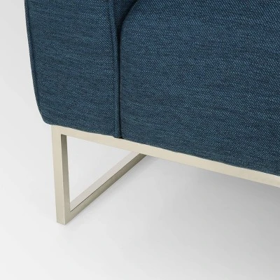 Canisbay Modern Sofa Navy Blue - Christopher Knight Home 7 Canisbay Modern Sofa Navy Blue - Christopher Knight Home - Image 5