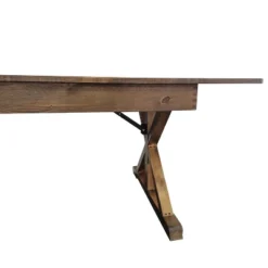 Merrick Lane 8' X 40" Rectangular Antique Rustic Solid Pine Foldable Dining Table With Crisscross Legs 25 Merrick Lane 8' X 40" Rectangular Antique Rustic Solid Pine Foldable Dining Table With Crisscross Legs -Furniture Hotsale Shop GUEST 3d29a93e 24a3 4ee8 81a9 007126aaba6f