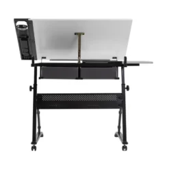 Core Drawing Table And Stool Set Charcoal Black/White - Studio Designs -Furniture Hotsale Shop GUEST 42c5e676 b854 4a55 9f40 6bc1c13b0895