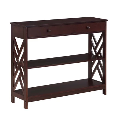Titan 1 Drawer Console Table With Shelves - Breighton Home 10 Titan 1 Drawer Console Table With Shelves - Breighton Home - Image 8