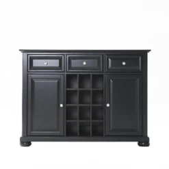Alexandria Sideboard Cabinet With Wine Storage Black - Crosley -Furniture Hotsale Shop GUEST 4661119c 2b06 40a7 8c43 c1922871ca24