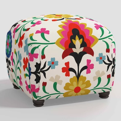 Poppy Ottoman In Damask - Skyline Furniture 7 Poppy Ottoman In Damask - Skyline Furniture - Image 6