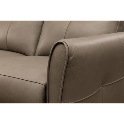 Marley Leather Power Recliner Sofa Loveseat With Power Headrests Beige - Abbyson Living 12 Marley Leather Power Recliner Sofa Loveseat With Power Headrests Beige - Abbyson Living - Image 10