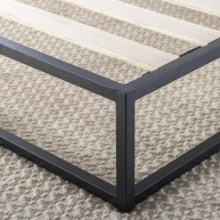 10" Modernista Metal Platform Bed Frame Black - Mellow -Furniture Hotsale Shop GUEST 54101944 563a 4c7f 9663 295652813561