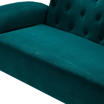 Brion 48" Contemporary Wingback Design Loveseat | KARAT HOME 7 Brion 48" Contemporary Wingback Design Loveseat | KARAT HOME - Image 5