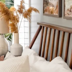 Boho Solid Wood Spindle Platform Bed - Saracina Home 26 Boho Solid Wood Spindle Platform Bed - Saracina Home -Furniture Hotsale Shop GUEST 56d06391 618a 4987 81f4 c67d43671300