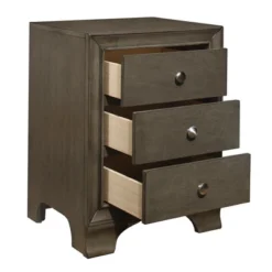 Centralia 3-Drawers Transitional Wood Nightstand In Gray - Lexicon -Furniture Hotsale Shop GUEST 5983844c d3e5 46a4 8f3d e422e6473aef