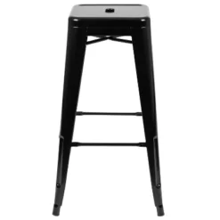 Emma And Oliver 4 Pack 30" High Metal Indoor Bar Stool - Stackable Stool -Furniture Hotsale Shop GUEST 5b044970 ca21 4cf3 b970 cf28cda56105