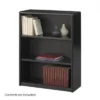 Steel ValueMate 3 Shelf Economy Steel Bookcase In Black - Safco