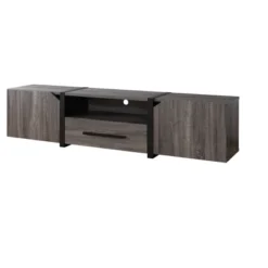 Miran Contemporary TV Stand For TVs Up To 80" - HOMES: Inside + Out -Furniture Hotsale Shop GUEST 5f93cbc4 4bc3 42a7 9f14 023ef32524d9