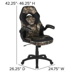 Flash Furniture Gaming Desk And Racing Chair Set With Cup Holder, Headphone Hook And Removable Mouse Pad Top - 2 Wire Management Holes -Furniture Hotsale Shop GUEST 62912874 837c 47f2 b257 cb32f23c0895