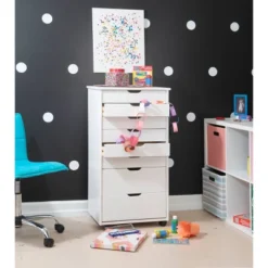 Cary 8 Drawer Rolling Storage Cart - Linon -Furniture Hotsale Shop GUEST 62bef73a e8c9 4842 948a fd2802c24d0f