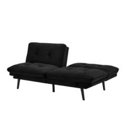 Finley Convertible Futon Sofa Bed Black - Serta -Furniture Hotsale Shop GUEST 62d1a0d2 9609 44bf acf2 7018fd833c05