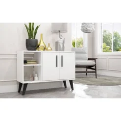 35.43" Amsterdam Sideboard White - Manhattan Comfort