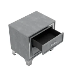 Mid Century Nightstand With 2 Drawers, Velvet Bedside Table With Metal Legs-ModernLuxe 12 Mid Century Nightstand With 2 Drawers, Velvet Bedside Table With Metal Legs-ModernLuxe -Furniture Hotsale Shop GUEST 63a5f189 4ce2 4e2e b7fb 8729eb896137