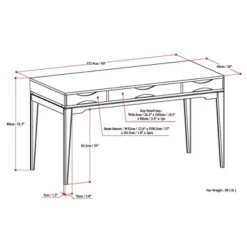 Pearson Solid Hardwood Desk - WyndenHall -Furniture Hotsale Shop GUEST 66513e30 c0b9 497e 9497 80542e7e7725