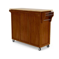 Create - A - Cart Kitchen Cart With Natural Top Cherry - Homestyles -Furniture Hotsale Shop GUEST 6760fc61 ad92 4242 bc17 3a907f899a98