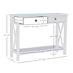 Davis Console Table - Linon -Furniture Hotsale Shop GUEST 6841dee4 eb1c 4e91 8345 f25fe72457b7