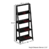 Lavish Home 4-Tier Ladder Bookshelf Freestanding Wooden Bookcase, Black 2 Lavish Home 4-Tier Ladder Bookshelf Freestanding Wooden Bookcase, Black -Furniture Hotsale Shop GUEST 692d5041 3caa 454c ad3f 7d10a4e36b5b