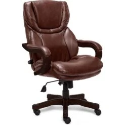 Big & Tall Executive Chair Redwood Leather - Serta -Furniture Hotsale Shop GUEST 695aff4e d072 45a0 9b52 ea435ecb5c6c