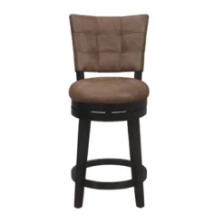 26" Kaede Wood And Upholstered Swivel Counter Height Barstool Black/Chestnut - Hillsdale Furniture 12 26" Kaede Wood And Upholstered Swivel Counter Height Barstool Black/Chestnut - Hillsdale Furniture -Furniture Hotsale Shop GUEST 69c5c0c0 31ab 43c3 87f4 1e97dfde5203