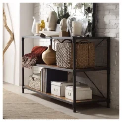 Webster Mixed TV Stand For TVs Up To 50" Brown - Inspire Q -Furniture Hotsale Shop GUEST 6ac04c1d 6b60 4f52 a6ca 18429cae4be8