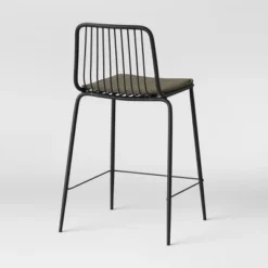 Set Of 2 Sodra Rounded Seat Wire Counter Height Barstool Black - Threshold™ -Furniture Hotsale Shop GUEST 6b7f294e b01b 43f7 ab3c d0ae1779d18d