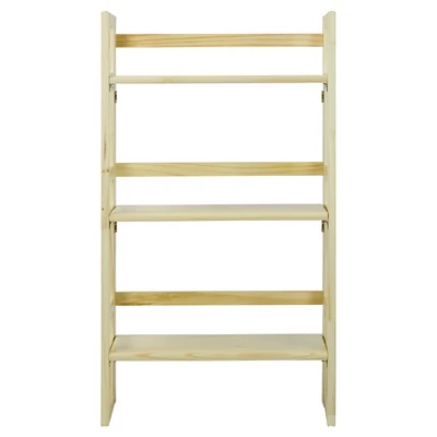 37" Folding Student Bookcase - Flora Home 3 37" Folding Student Bookcase - Flora Home