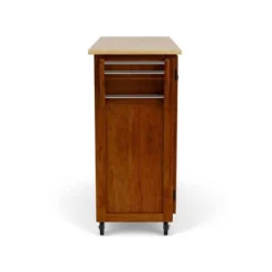 Create - A - Cart Kitchen Cart With Natural Top Cherry - Homestyles -Furniture Hotsale Shop GUEST 6cf65255 b10b 438f 82df a6a859ff1465