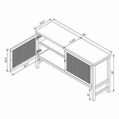 Palmdale Woven Door Console - Threshold™ Designed With Studio McGee 14 Palmdale Woven Door Console - Threshold™ Designed With Studio McGee - Image 12