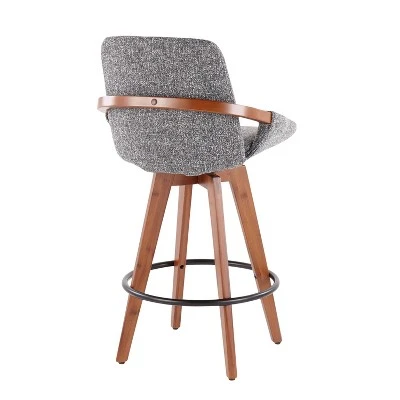Cosmo Mid-Century Modern Modern Counter Height Barstool - LumiSource 4 Cosmo Mid-Century Modern Modern Counter Height Barstool - LumiSource - Image 2