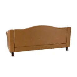 Bruno 78.75" Wide Genuine Leather Sofa With Solid Tapered Wood Legs|ARTFUL LIVING DESIGN -Furniture Hotsale Shop GUEST 6d611a6a 1f73 4b5e 9971 ce7ffd82a3b1